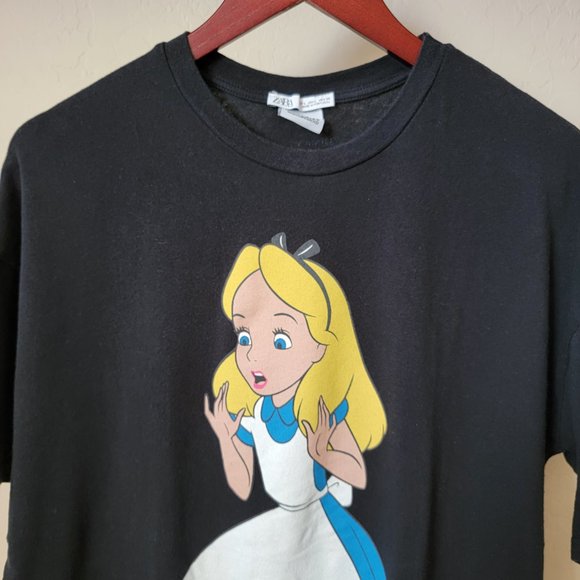 Zara x Disney Alice in Wonderland Graphic Tee Shirt - Picture 5 of 14